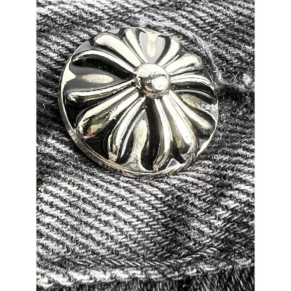 Vintage Levis 550 Black Jeans Pink Cross Patch Denim 30x28 - Picture 4 of 15